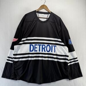 Detroit Red Wings Jersey Men's 2XL White Grand Valley State University SGA NEW